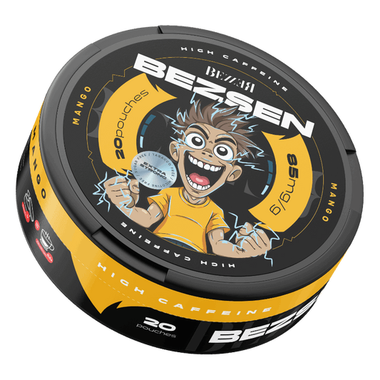 Woreczki kofeinowe, BEZZER BEZSEN - Mango 85 mg