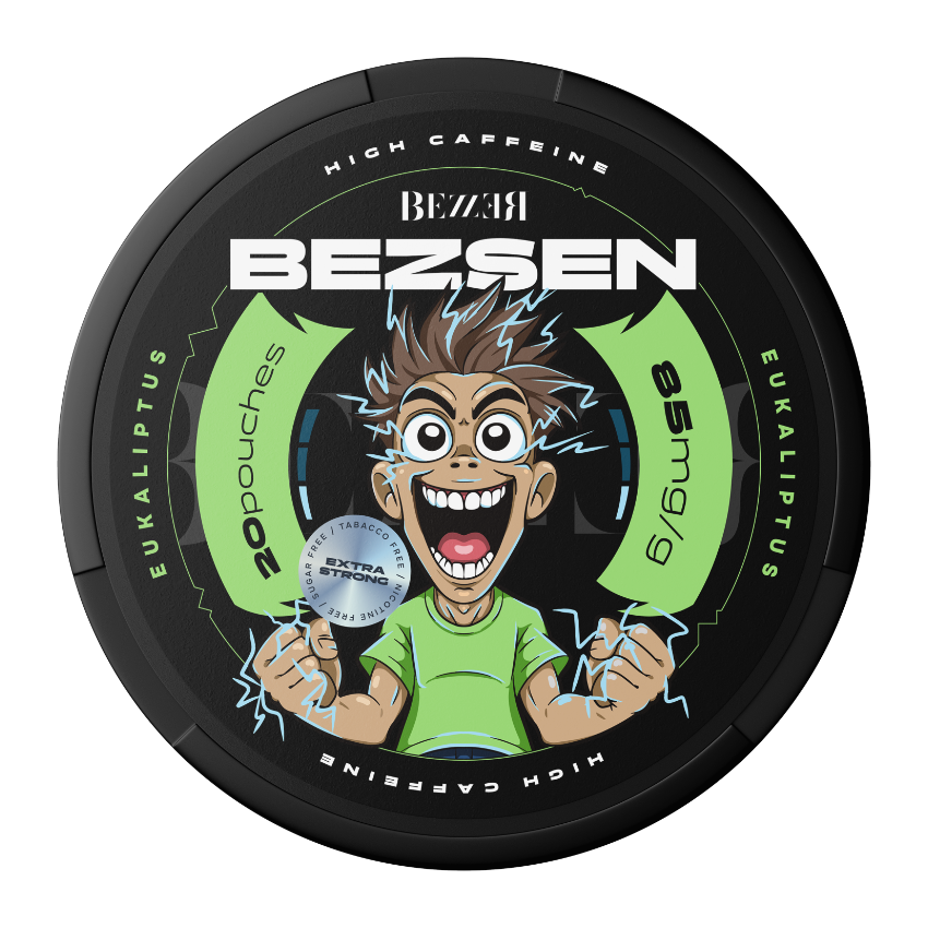 Woreczki energetyczne, BEZZER BEZSEN - Eukaliptus 85 mg