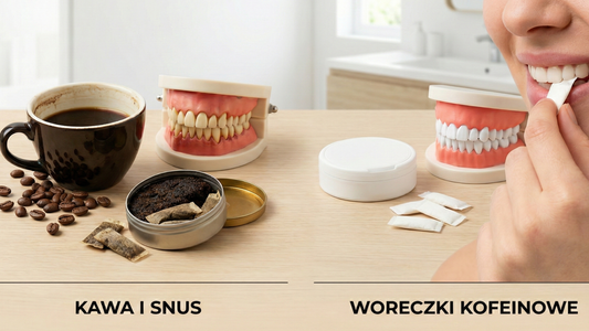 Woreczki kofeinowe a zdrowie zębów – czy są bezpieczniejsze od kawy i snusa?
