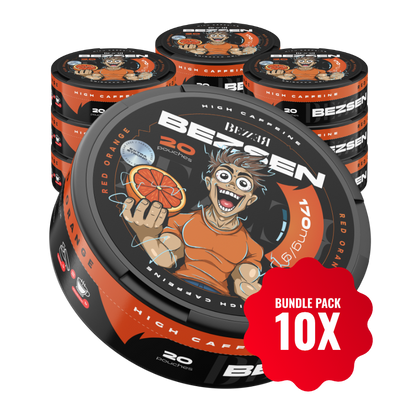10 x BEZSEN - Red Orange