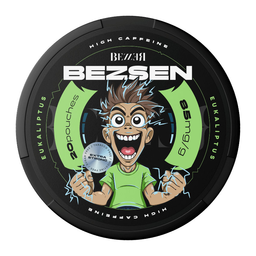 Woreczki energetyczne, BEZZER BEZSEN - Eukaliptus 85 mg
