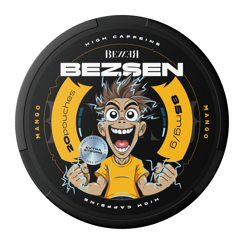 Woreczki energetyczne , BEZZER BEZSEN - Mango 85 mg