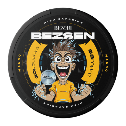 Woreczki energetyczne , BEZZER BEZSEN - Mango 85 mg