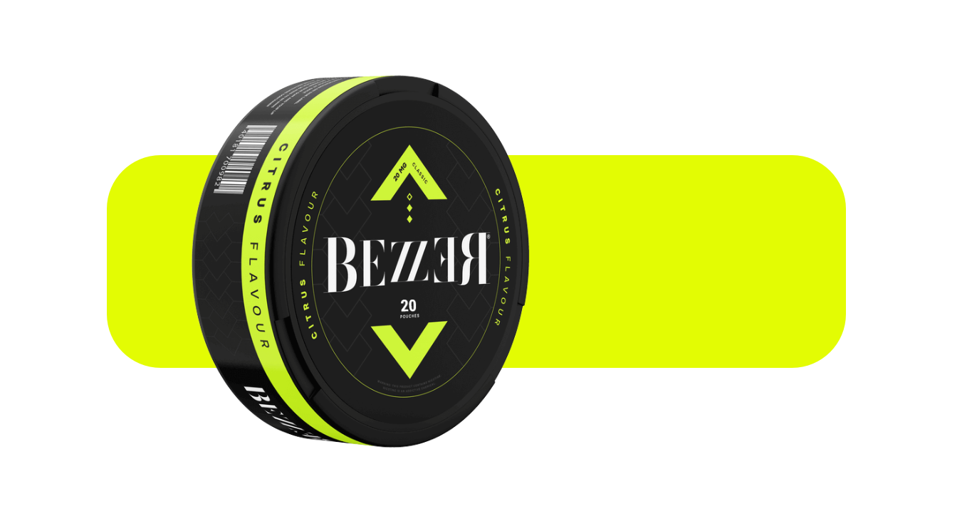 BEZZER cafeïne mango 85 mg SNUS zakjes - Snus BEZZER cafeïne mango 85 mg SNUS zakjes - Snus